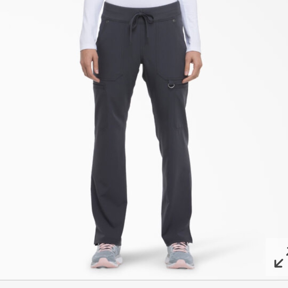 Women's Xtreme Stretch Straight Leg Scrub Pants, Pewter Gray